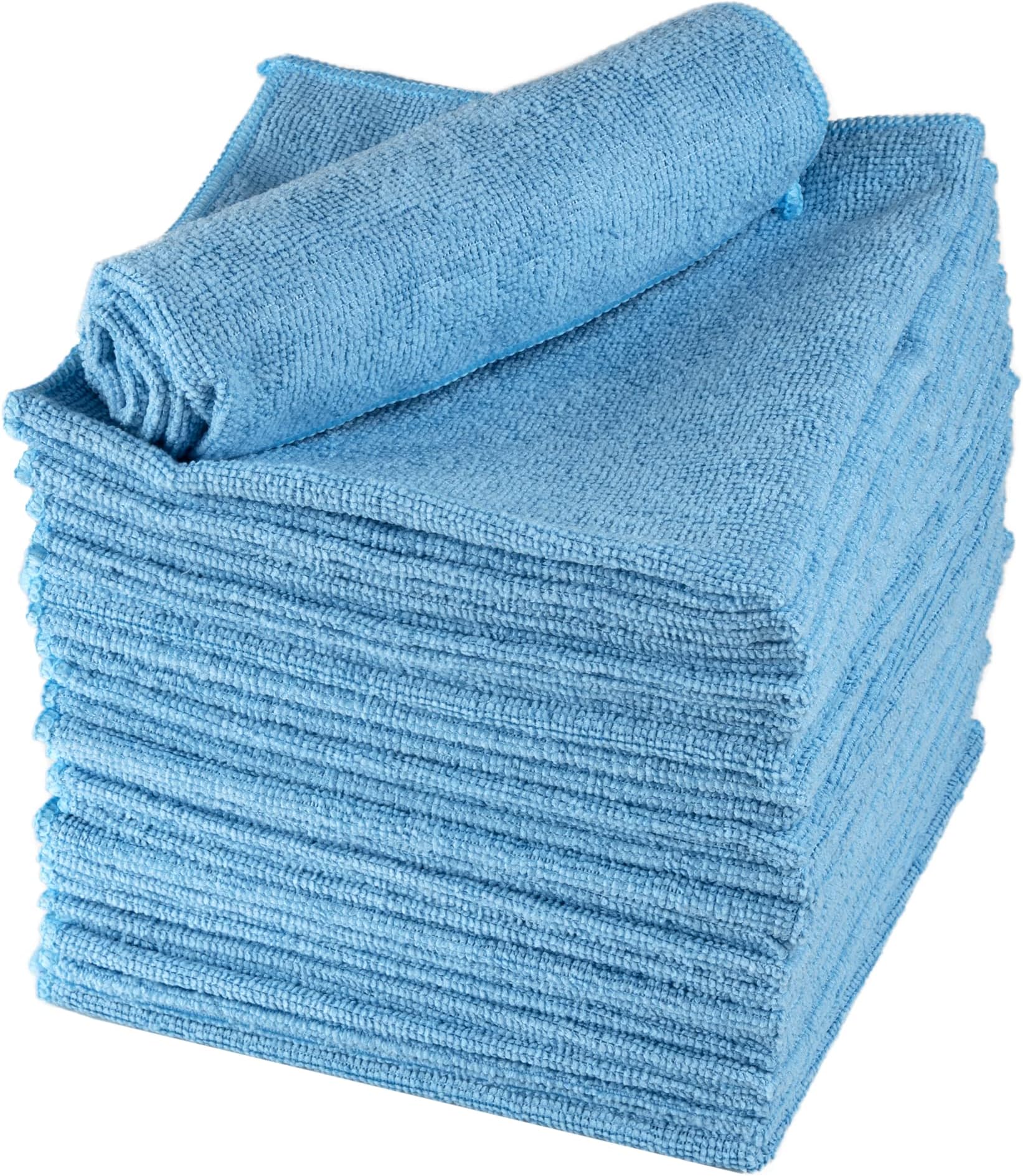 NovaHomeHub Mikrofasertücher Rolle - 30 Stück Wiederverwendbar Für Küche & Bildschirme