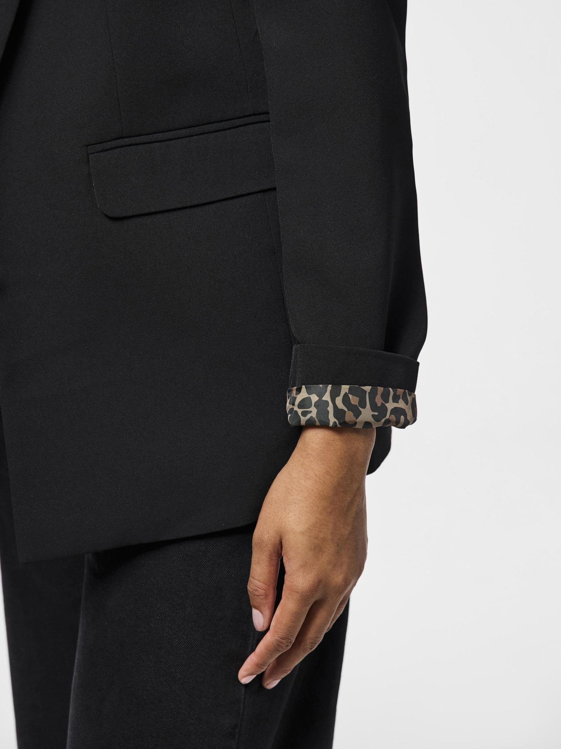 PCBOZZY LEOPRINT Female Blazer