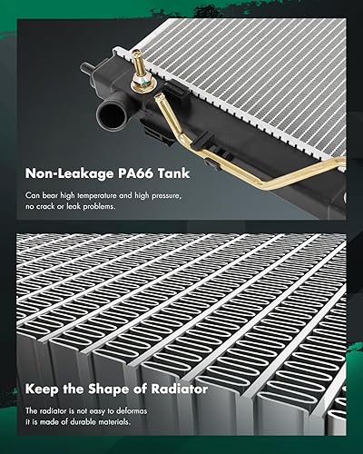 Miniatura 85 de SCITOO Radiador 2990 para Honda 2008-2012 para Accord 2.4L 2012-2015 para Honda para Crosstour 2.4L