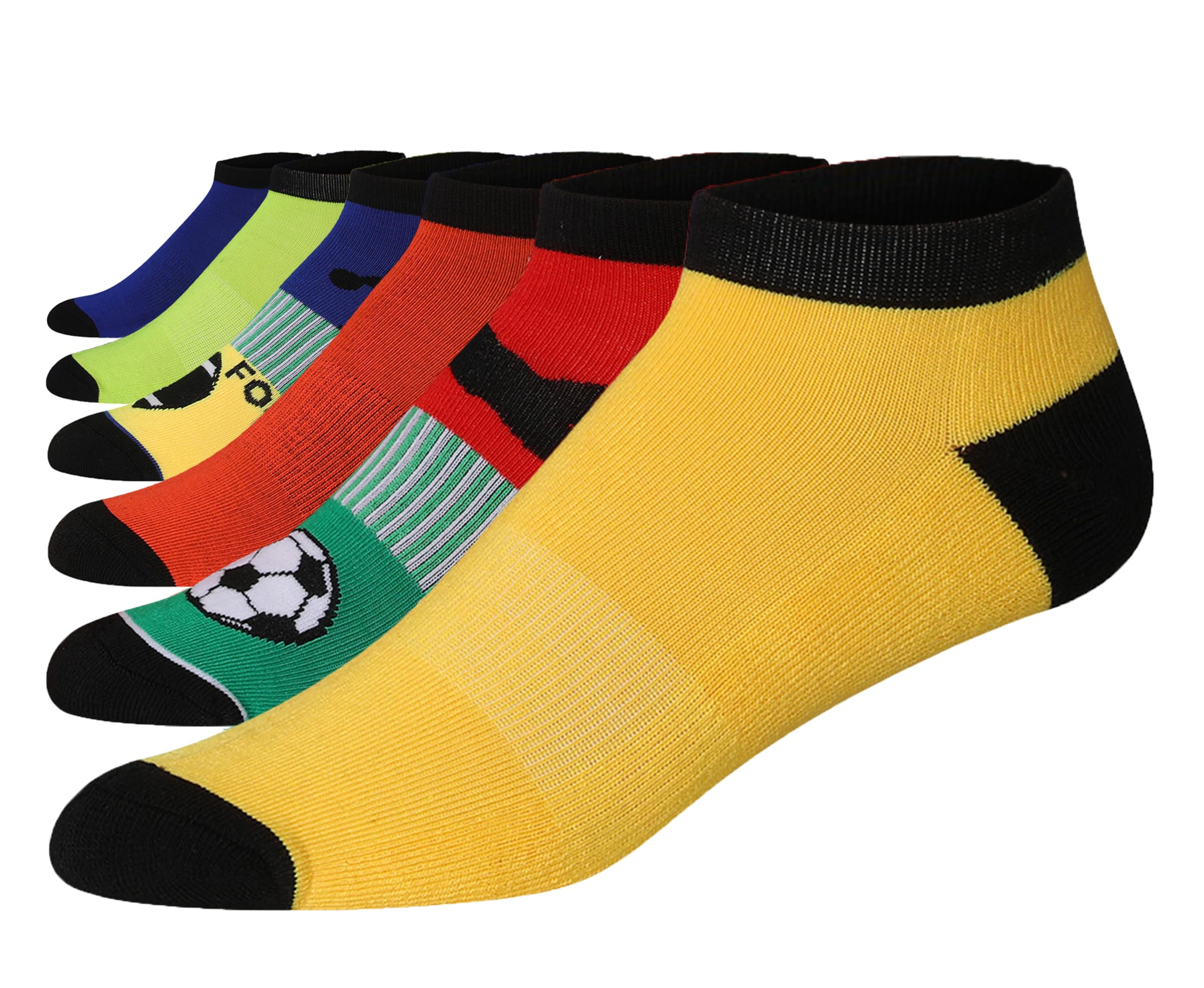 JAMES FIALLO sportliche gepolsterte tief geschnittene Sportsocken für Herren 6er-Pack - Bild 5 von 10