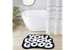 Zeeinx You Look Good Bathroom Rug: Add a Touch of Humor to Your Bath Time