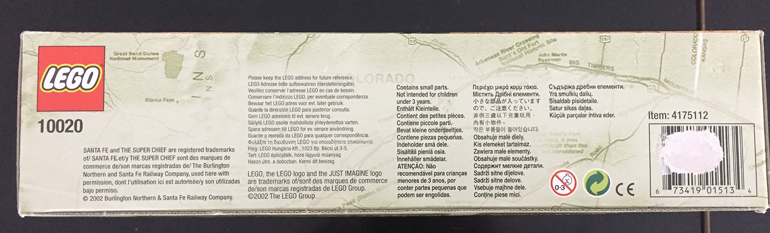 Amazon.co.jp: Lego (レゴ) 10020 Train Santa Fe Super Chief 