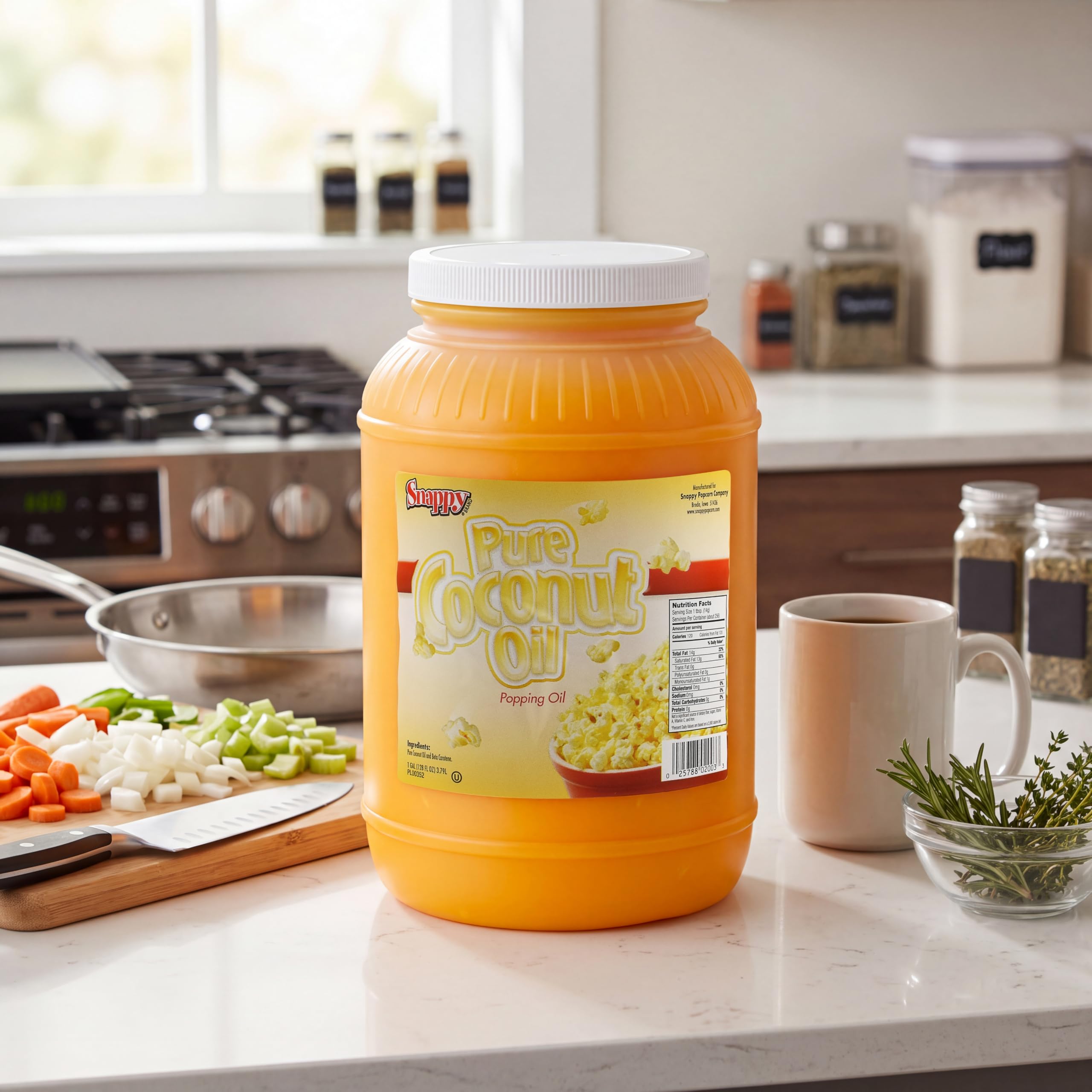 Amazon.com : Snappy Butter Flavored Coconut Oil for Popcorn