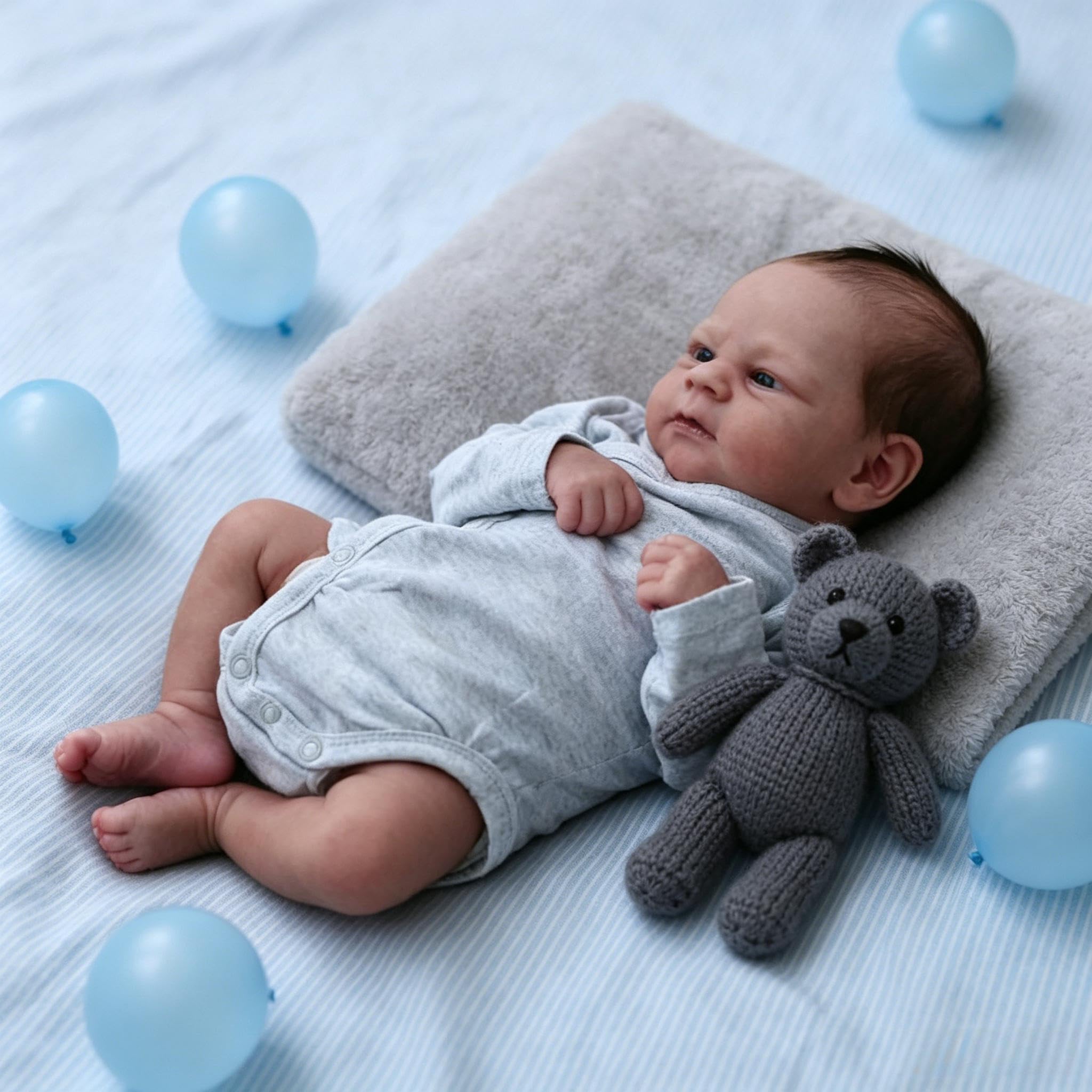 43 cm prawdziwe życie Reborn Baby Dolls silikonowe całe ciało realistyczne lalki niemowlęce anatomicznie poprawne chłopiec realistyczne noworodki niemowlęta lalka miękki winyl silikonowy lalka