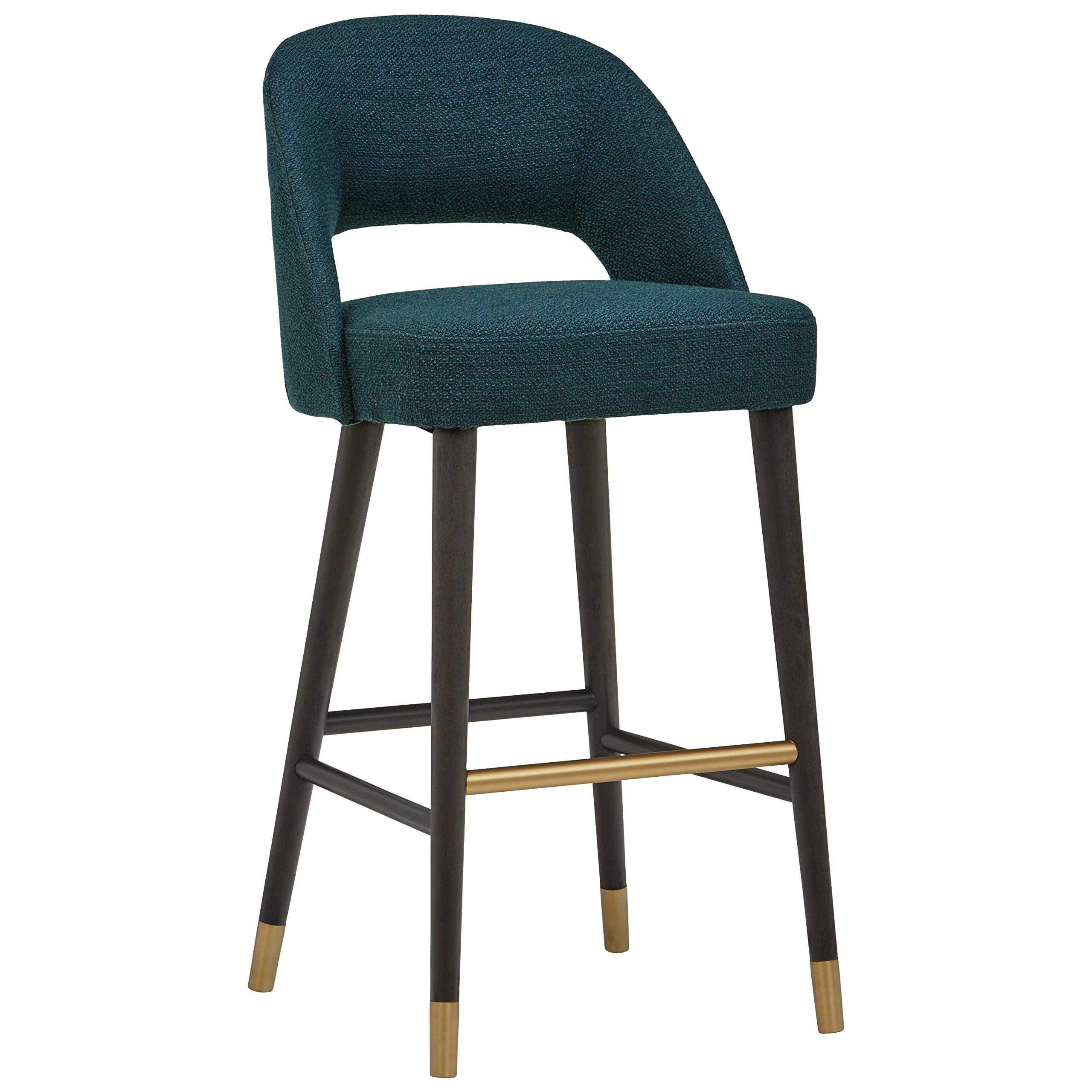 Buy Amazon Brand Rivet Whit Contemporary Upholstered Bar Stool with