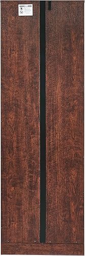 Miniatura 6 de Armario de 72 pulgadas de alto armario de almacenamiento de pared con 8 puertas y 4 estantes para baño cocina sala de estar o dormitorio nogal