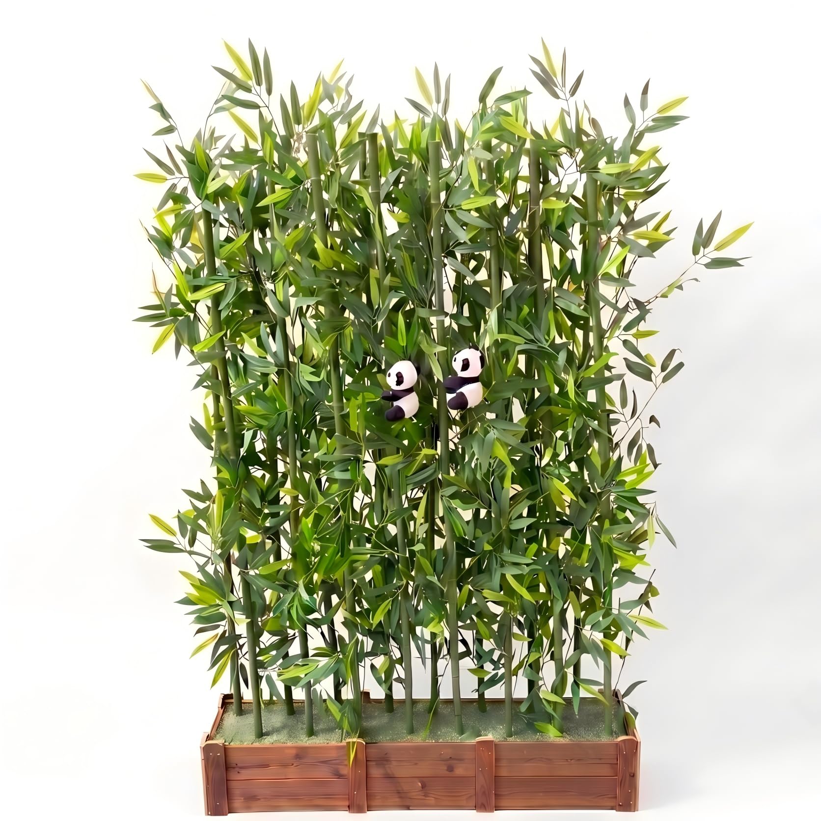 Photo 1 of Rjdjbflc Artificial Bamboo Privacy Screen 4FT Green