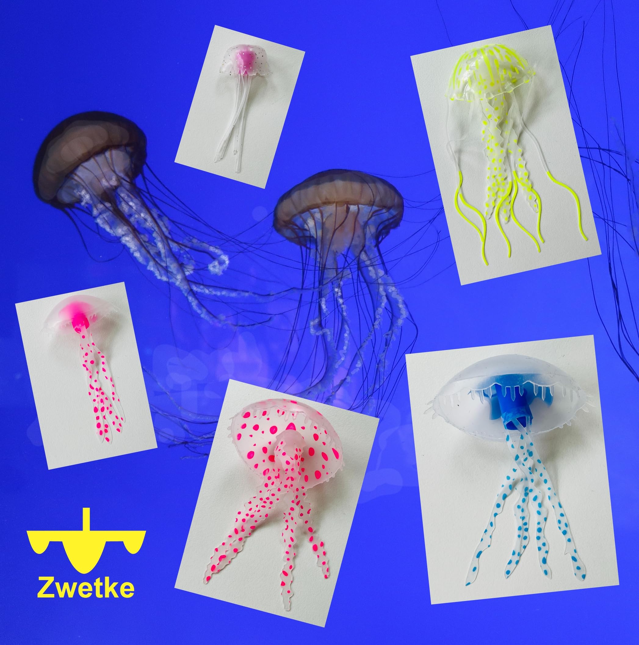 FANTASY JELLYFISH for Jellyfish Lamps – PREMIUM Set of 5 Small