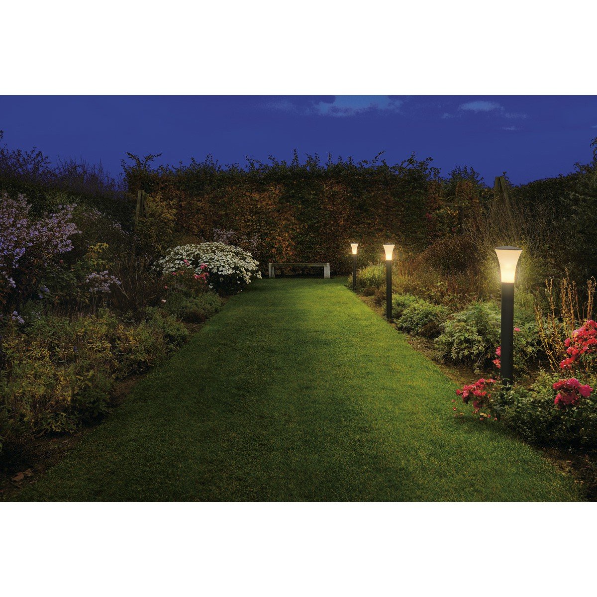 Declic Luminaires SLV Luminaire d'Extérieur LED ALPA CONE | Lampadaire d’Extérieur Design, Eclairage Extérieur Raffiné | Borne LED d’Extérieur, Potelet Borne Lumineuse Extérieur, Eclairage d’allée, Lampe de Jardin, Eclairage de Jardin | E27, A-A++, max. 2