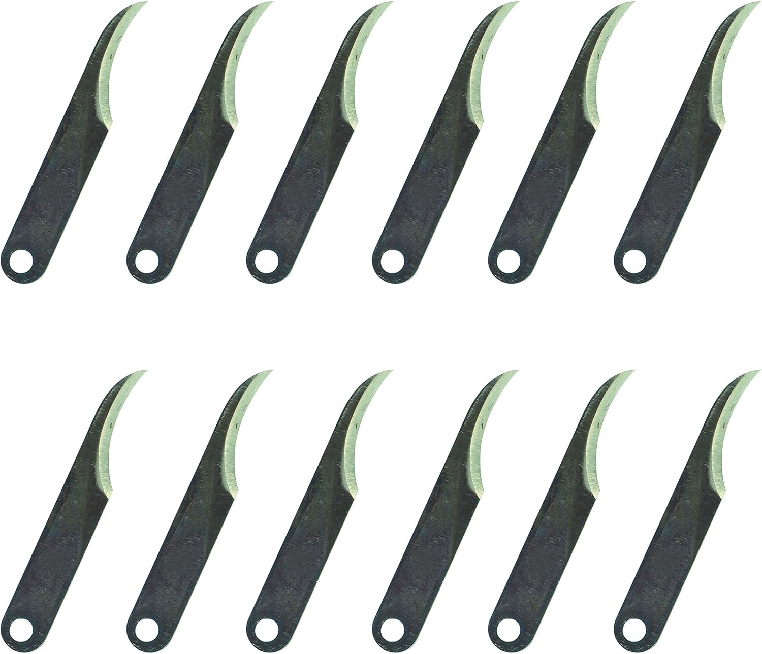 Weaver Leather Craftsman Trimming Knife Replacement Curved Blade, Pack of 12