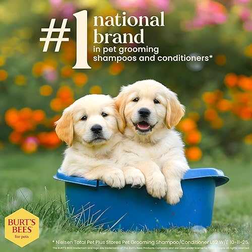 Miniatura 6 de Burt's Bees for Pets Toallitas de limpieza suave para cachorros con suero de leche, fórmulas de origen 98% natural, toallitas hipoalergénicas para