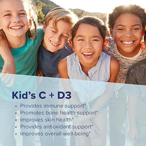 Miniatura 6 de Superior Source Kids C + D3, Clean Melts, tabletas microlingües de disolución rápida, 90 unidades, alternativa a las gomitas, vitamina C (30 mg), D3