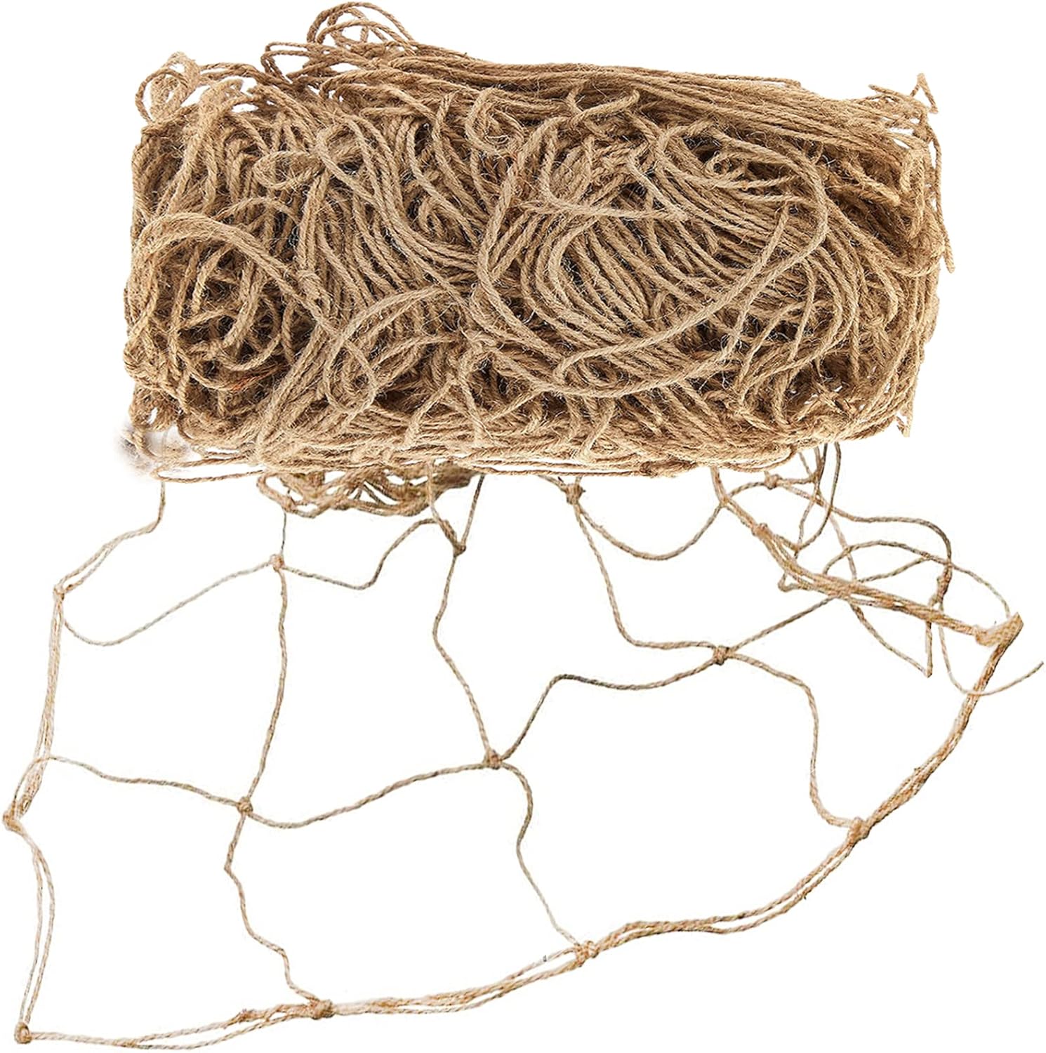 Ruiruao Jute Plant Support Netting 2x3M Natural Garden Pea Bean Net