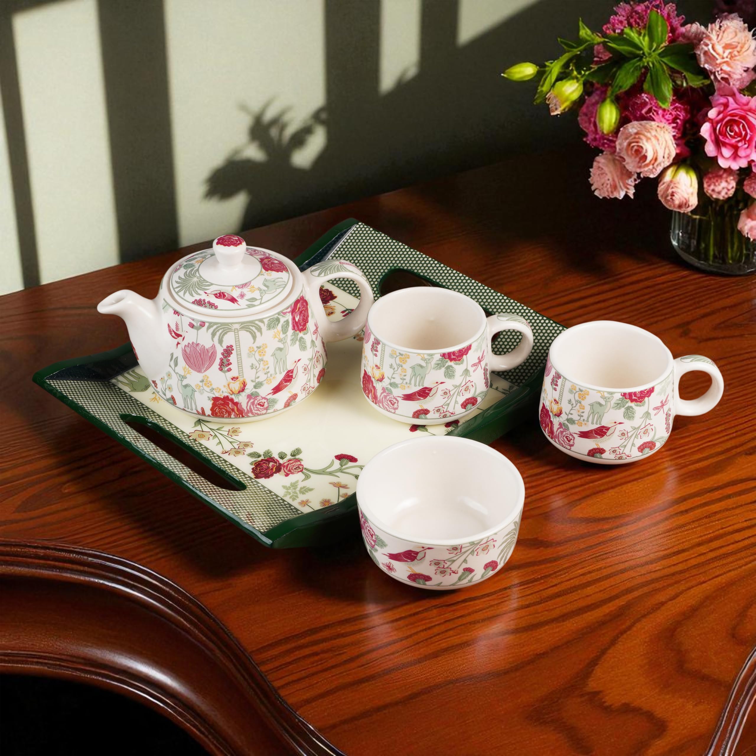 Buy AMAZECART Handcrafted Collection of Premium Ceramic Morning