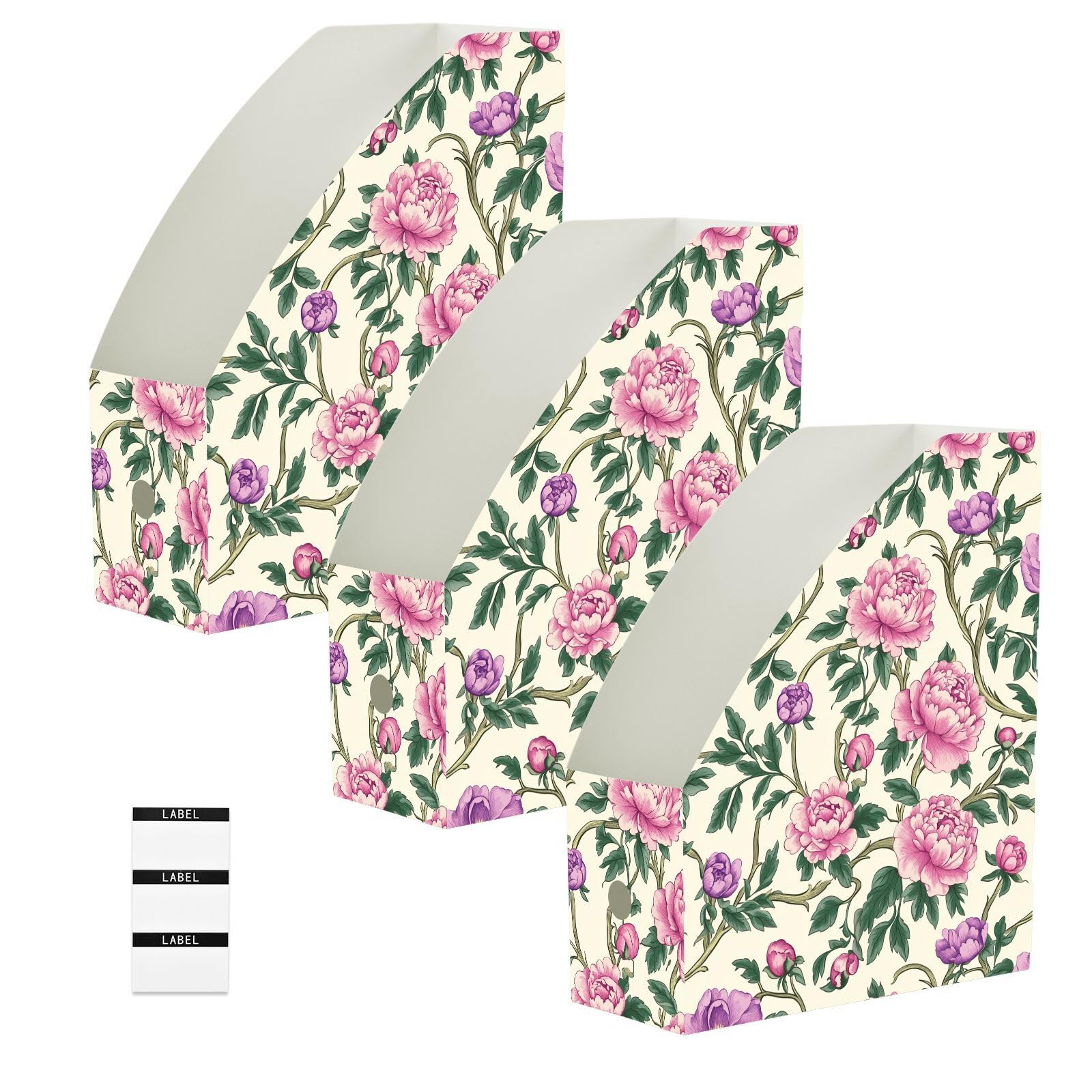 Classeurs pliables pour magazines pour ranger le désordre de papiers bureau et dossiers de 23x31cm