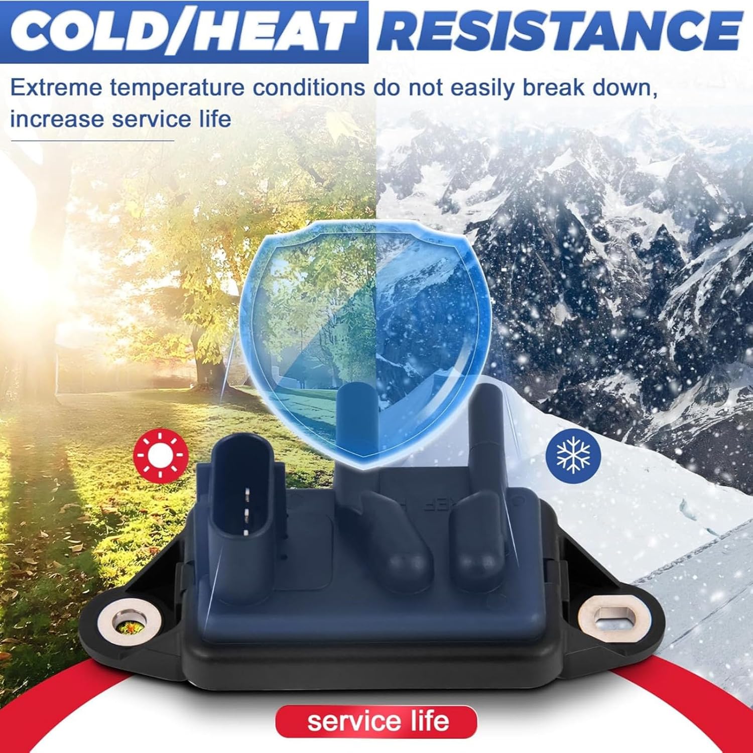 Valve Pressure Feedback Position Sensor Replace 219200 1L3Z-9J460-AA Compatible for Mazda B2500 B3000 B4000 1998-2000