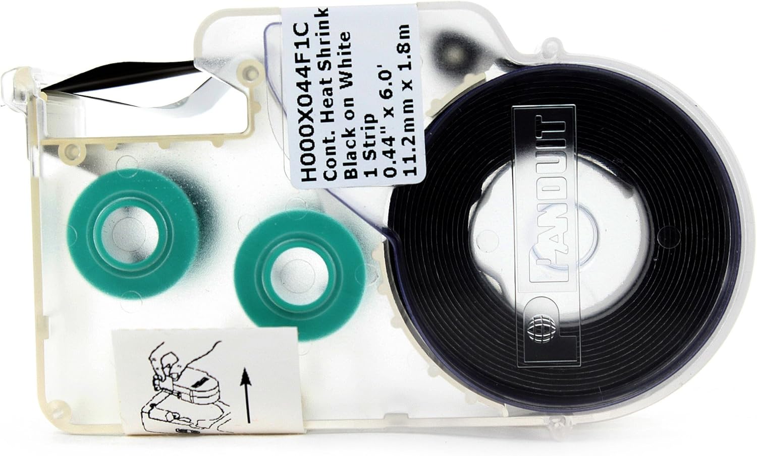 Panduit H000X044F1C Heat Shrink Label, 8Feet x 0.44Inch