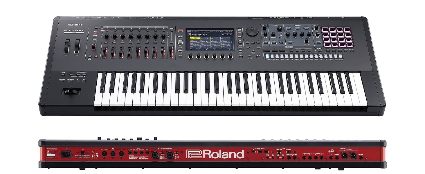Amazon.com: Roland Fantom 6 EX 61-Key Workstation Keyboard