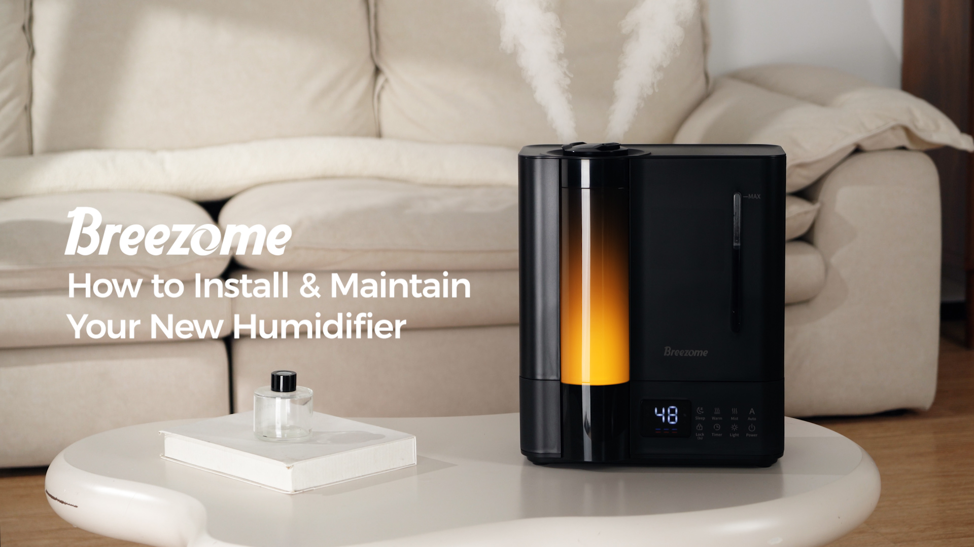 Amazon.com: BREEZOME 8L Humidifiers for Bedroom, Warm & Cool Mist