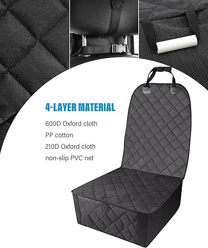 Miniatura 6 de Funda de asiento de coche para perro, funda impermeable para asiento de perro, accesorios de automóvil, protector de asiento de automóvil para