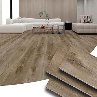 Waterproof Rigid Core Luxury Vinyl Flooring, Click Lock, 7