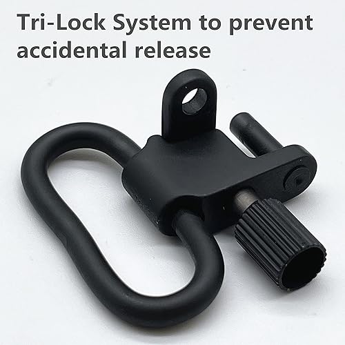 Miniatura 7 de GGYOU Eslinga de metal de 1 pulgada giratoria con tornillos Clips de fijación de 2 puntos