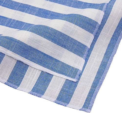 Miniatura 4 de rockcloud 4 manteles individuales grandes de lino y algodón de 17 x 13 pulgadas, lavables a máquina, para decoración de mesa del hogar, cocina,