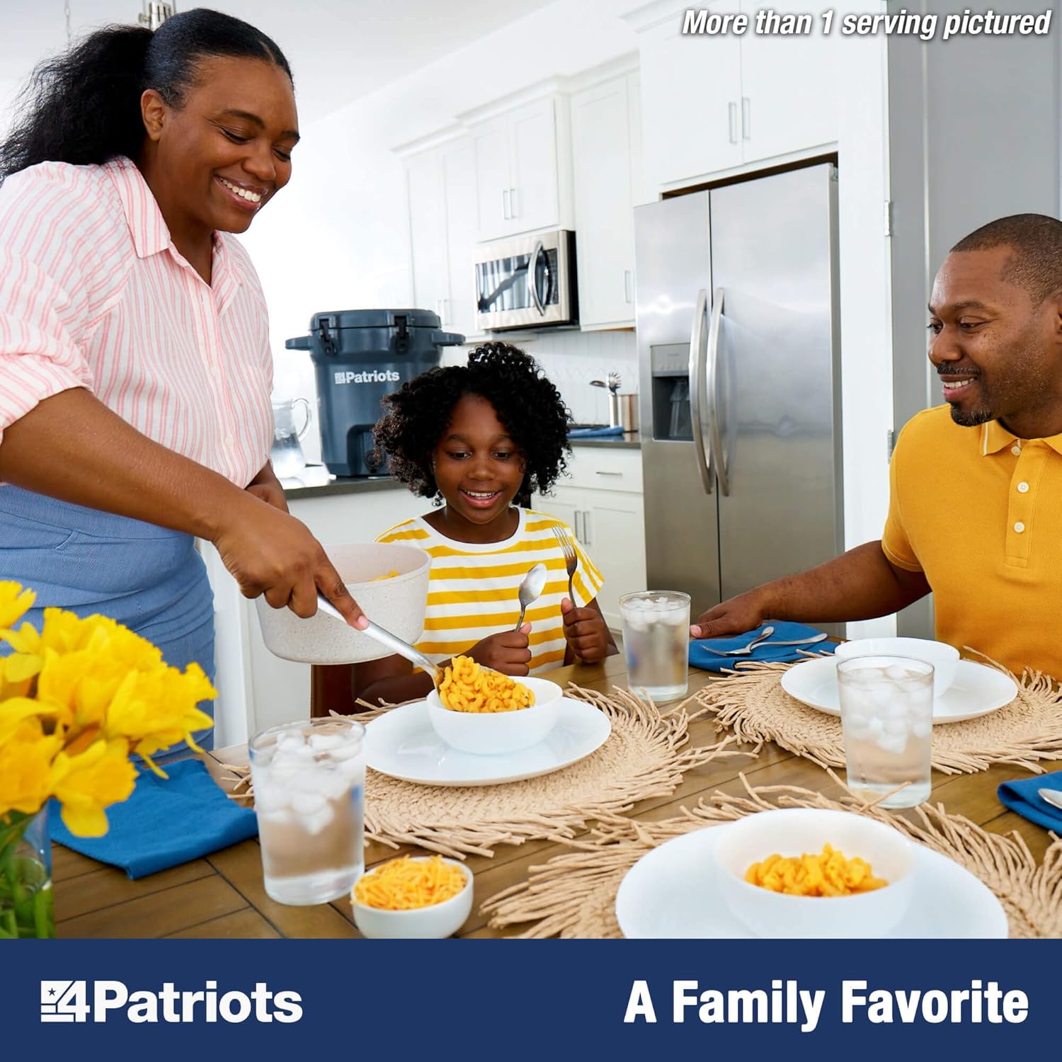 4Patriots Mac & Cheese Case Pack: Tasty Survival Pasta Designed to Last 25 Years - 24 Servings