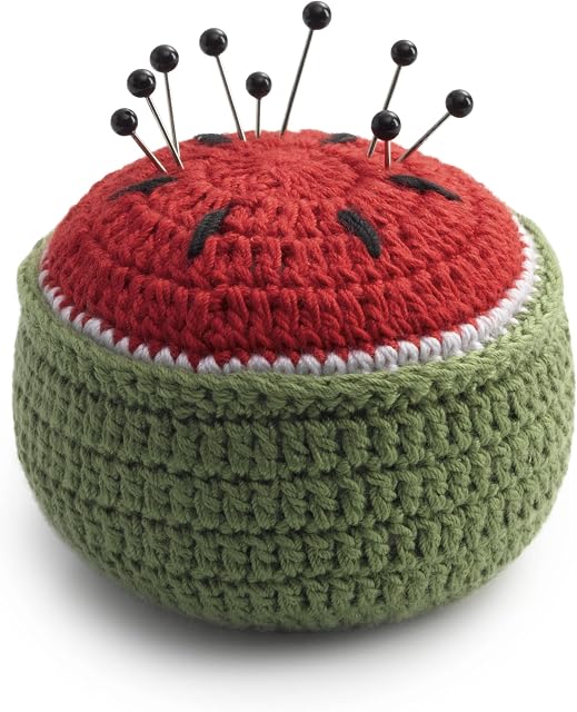 Prym Pin Cushion, Green, Red, One Size