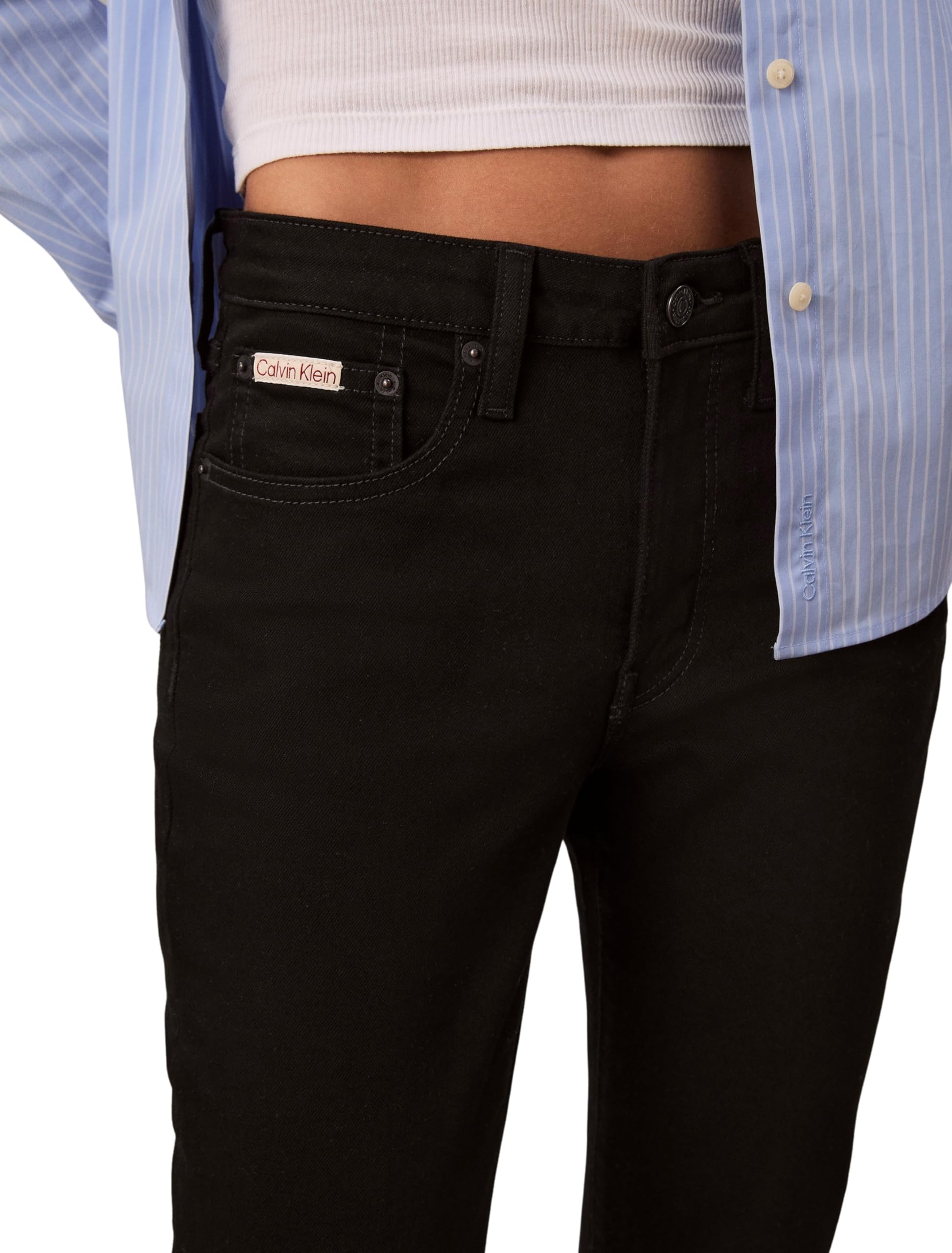 Calvin Klein Jeans Dżinsy damskie, Czarny (Ck Classic Black), 33W / 32L