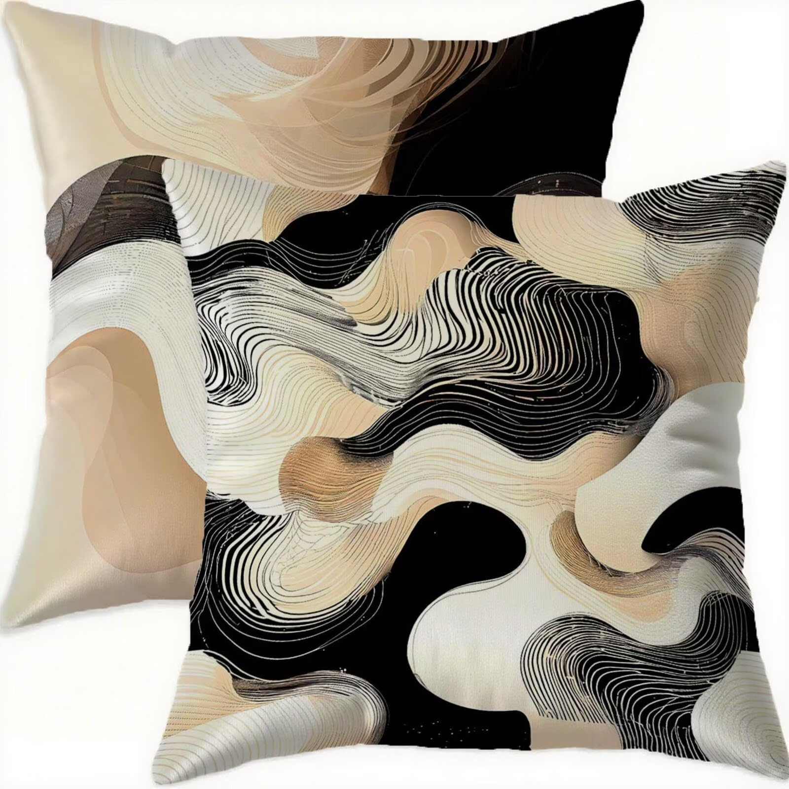 Housse coussin 65x65cm géométrique idéale pour décorer le salon et le patio