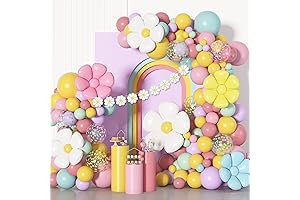 Amandir 162Pcs Daisy Balloon Garland Arch Kit