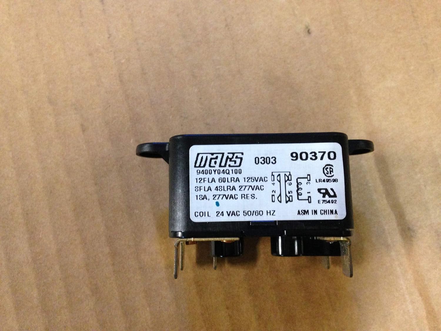 MARS 90370 General Purpose, 24V, SPDT, Relay