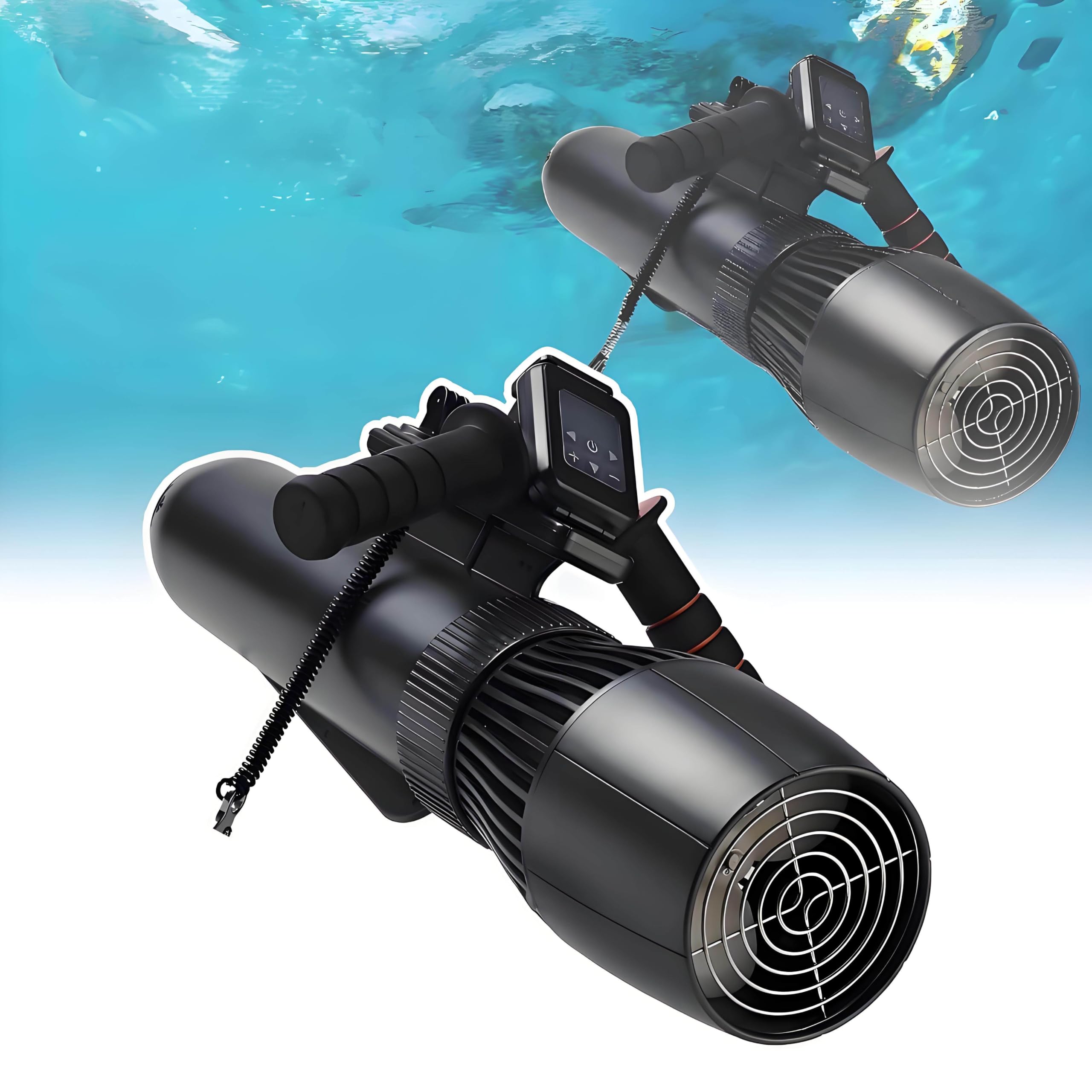 Snorkeling Sea Scooter, Handheld Electric Underwater Scooter, Electric Underwater Sea Scooter, With Removable Handle, Compact And Portable, Multiple Uses, For Pool, Diving And Snorkeling 16000mah