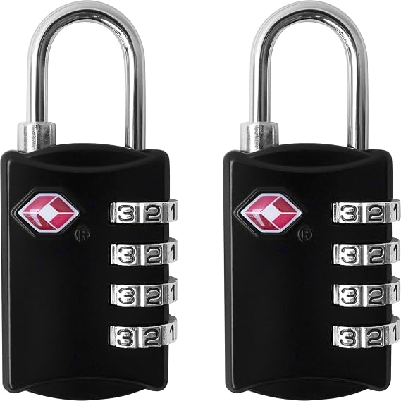 TSA-Approved Luggage Locks (2 Pack)