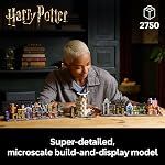 LEGO Harry Potter Magasin de Sorcellerie de Diagon Alley Ensemble de Construction pour Adultes - Kit Collectible pour Fans de Harry Potter avec 12 Microfigures - Idée de Cadeau pour Hommes, Femmes, Fans - 76444