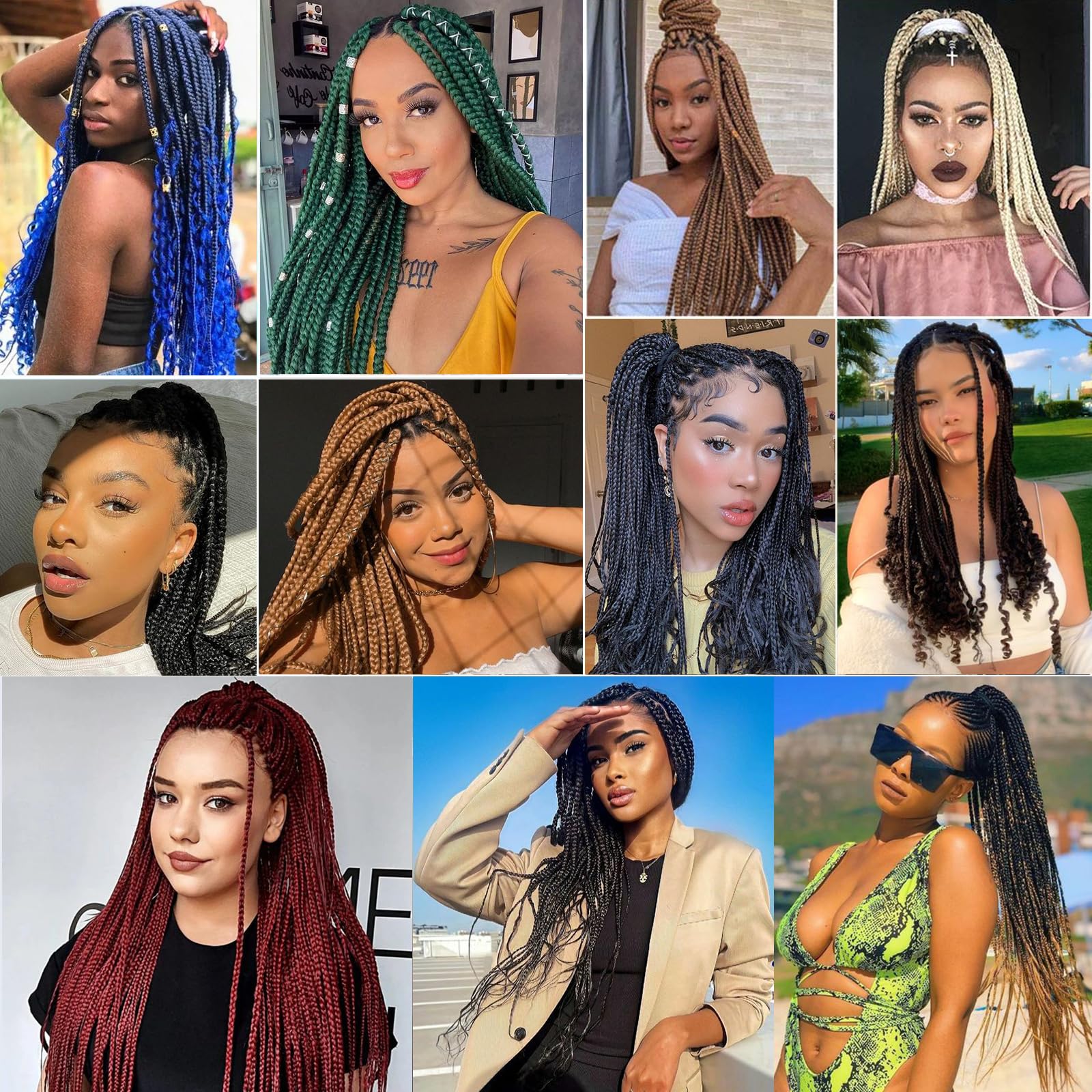 Amazon.com : Ombre Braiding Hair Pre Stretched 24 Inch 8  display picture 2