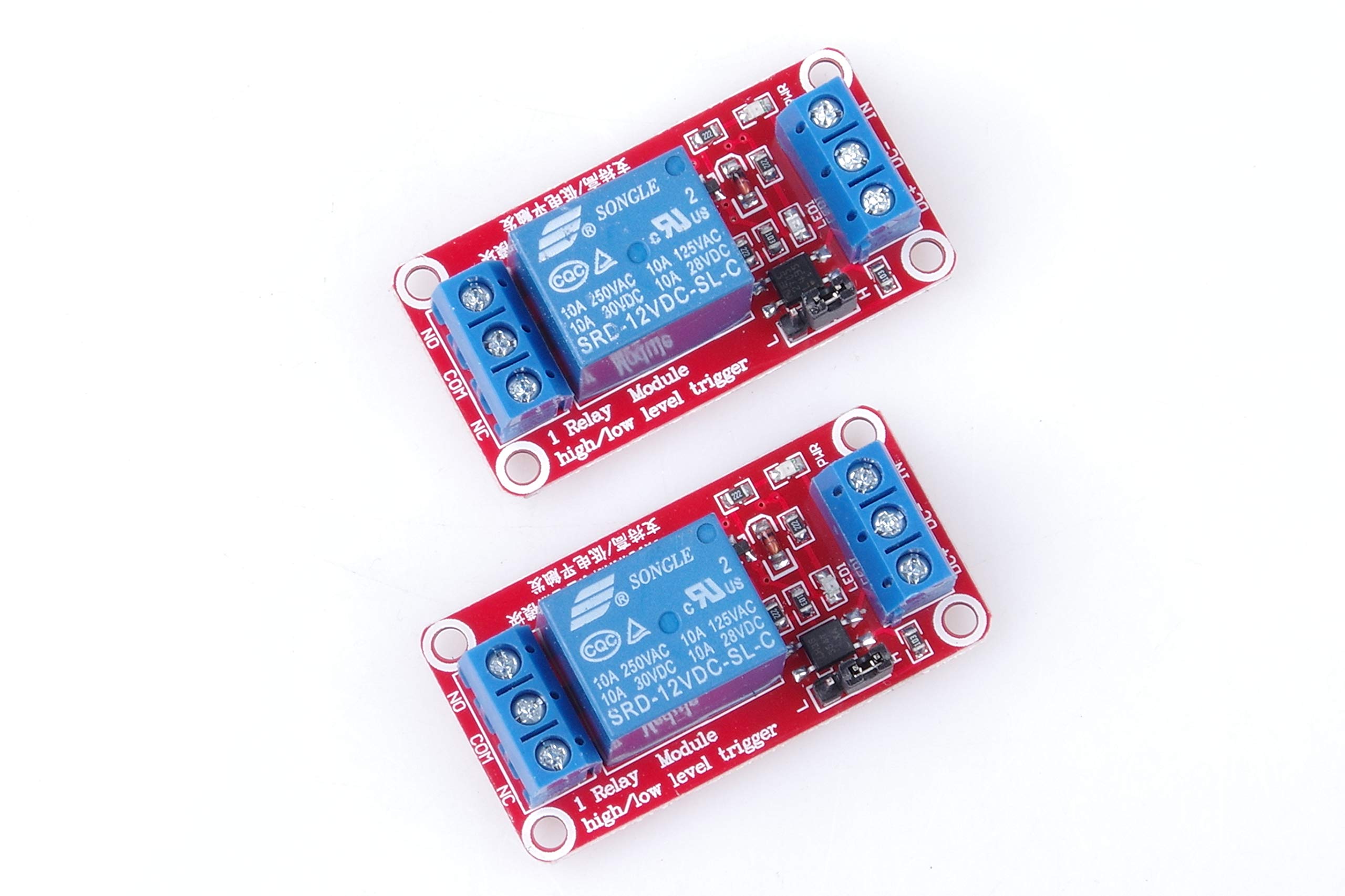Buy KNACRO 2Pcs 12V 1Channel Relay Module with Optocoupler Relay Relay