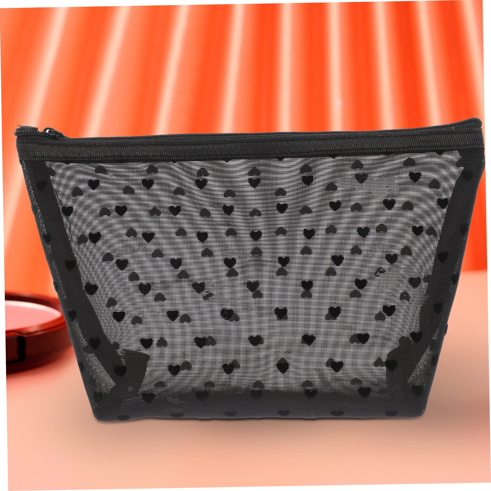 FRCOLOR 9pezzi Borsa Cosmetici Da Viaggio Borsa Trasparente Per Makeup e Toiletries Design Leggero e Resistente Con Chiusura Cerniera e Capacità Perfetta Per La Della e Accessori Da