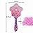 Zou.Rena Little Girls Hair Brush Easily Brushed Through Tangles-No Liquid,Glitter Confetti Unicorn Gifts Play for Kids Age 3-8(purple)