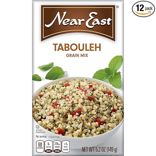 Quaker Near East Tabouleh Whole Grain Salad Mix, 5.25 Ounce, Pack of 12 Boxes (Packaging May Vary)