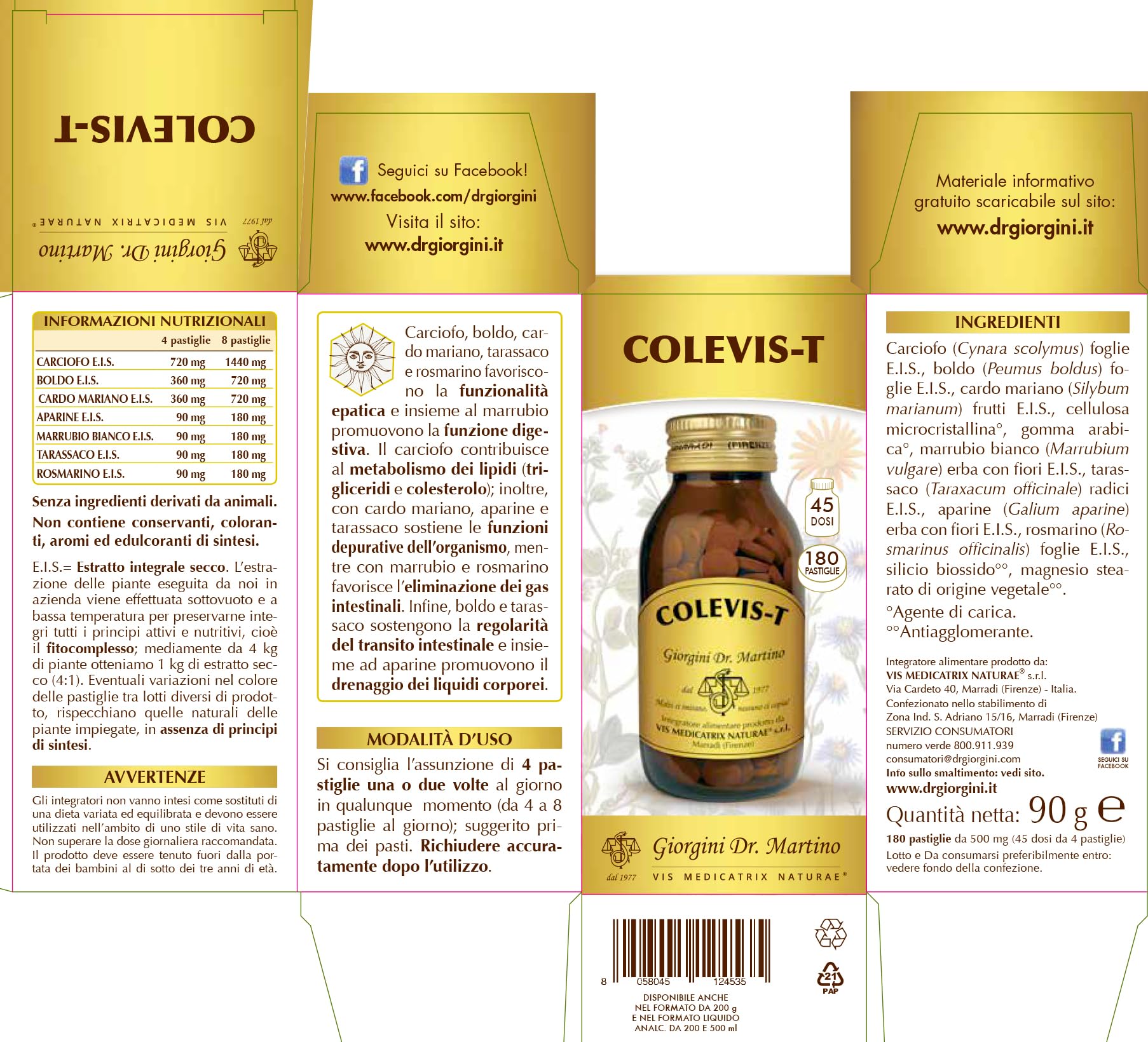 COLEVIS-T - 90 g (500 mg tabletten)