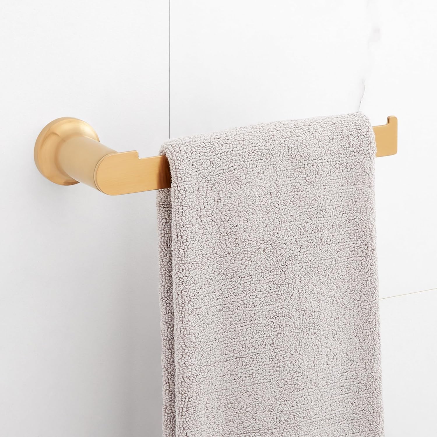 Signature Hardware 953659 Berwyn 10" Wall-Mounted Towel Ring - Brushed Gold