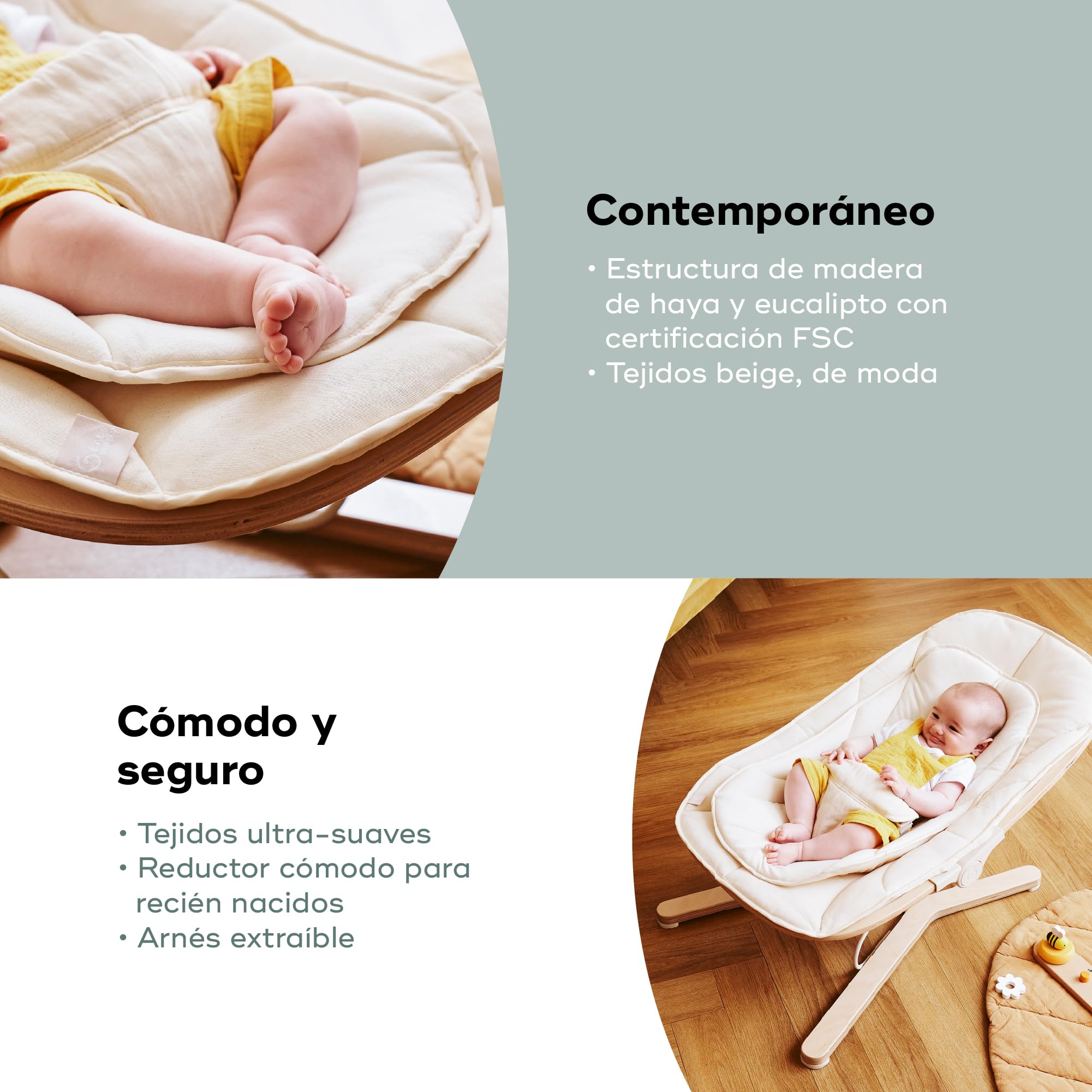 Babymoov Swoon Flow - Hamaca para bebé