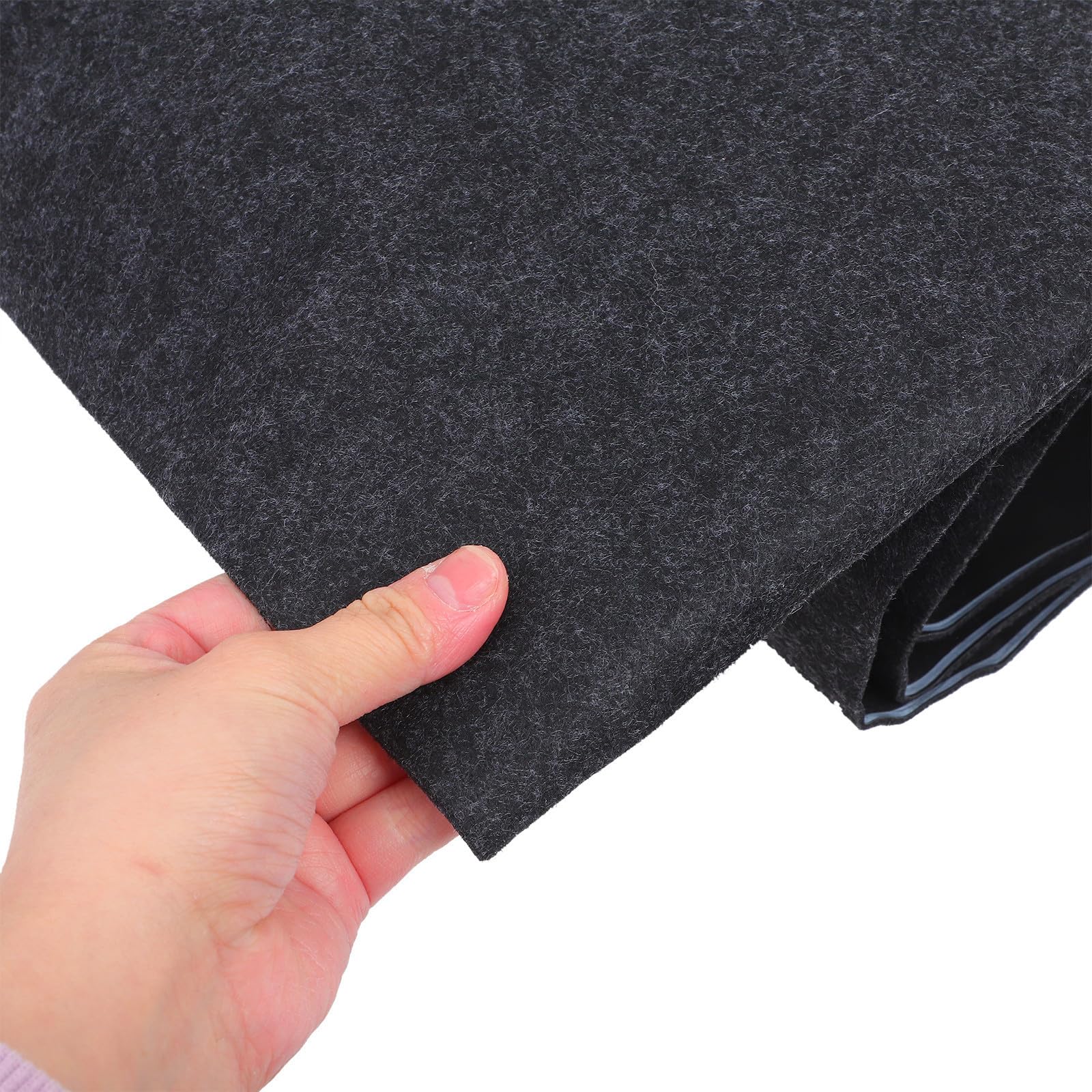 Tapis de Garage en Feutre Noir Antidérapant Absorbant Huile pour Sol de Garage et Abri de Jardin, Tapis Lavable Fonction Anti-Pollution pour Entretien Automobile