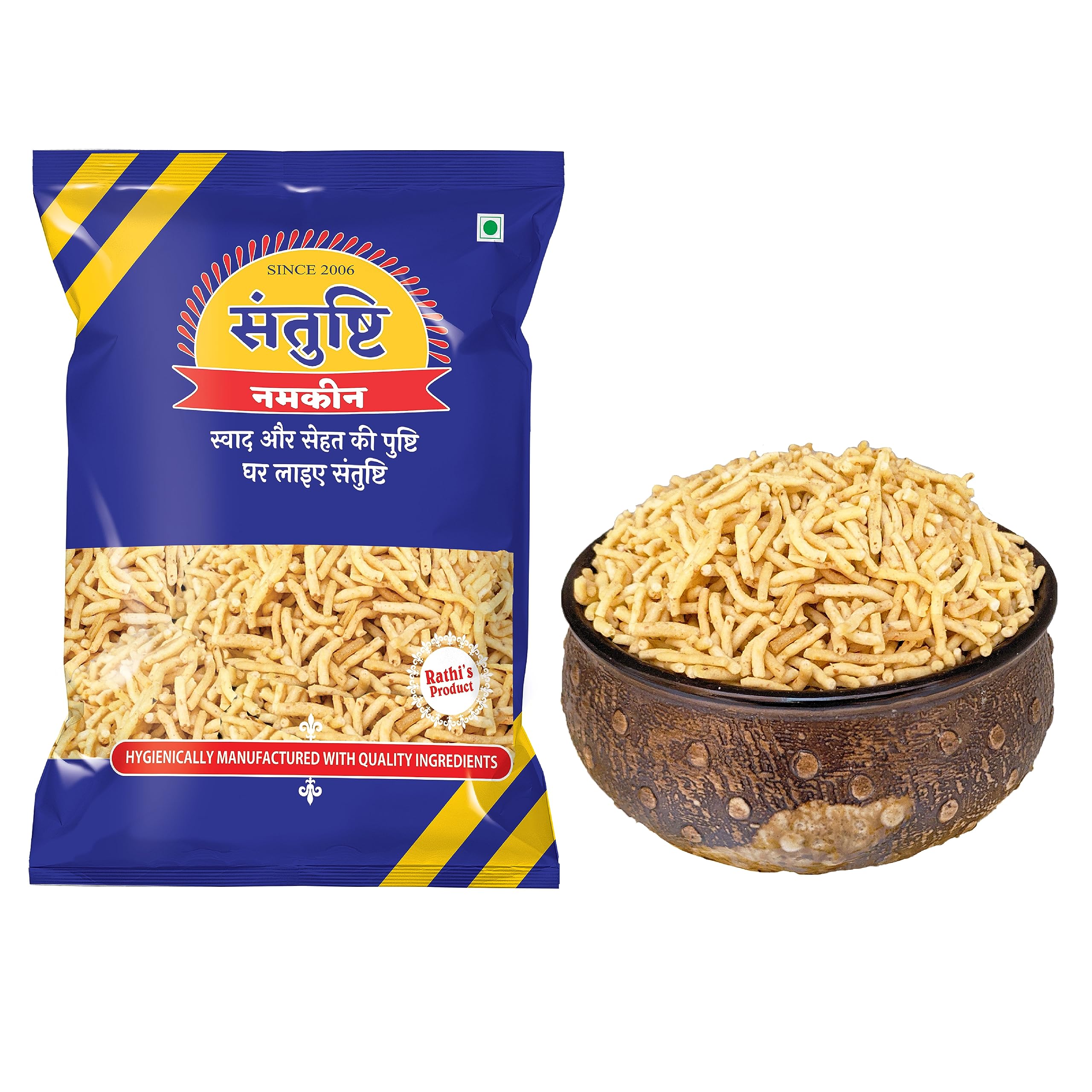 SANTUSHTI NAMKEEN | UJJAINI SEV | POHA SEV | 400 gms, Crispy & Medium Spicy, Made in Groundnut Oil (B0CCSQQMSW) Amazon Price History, Amazon Price Tracker