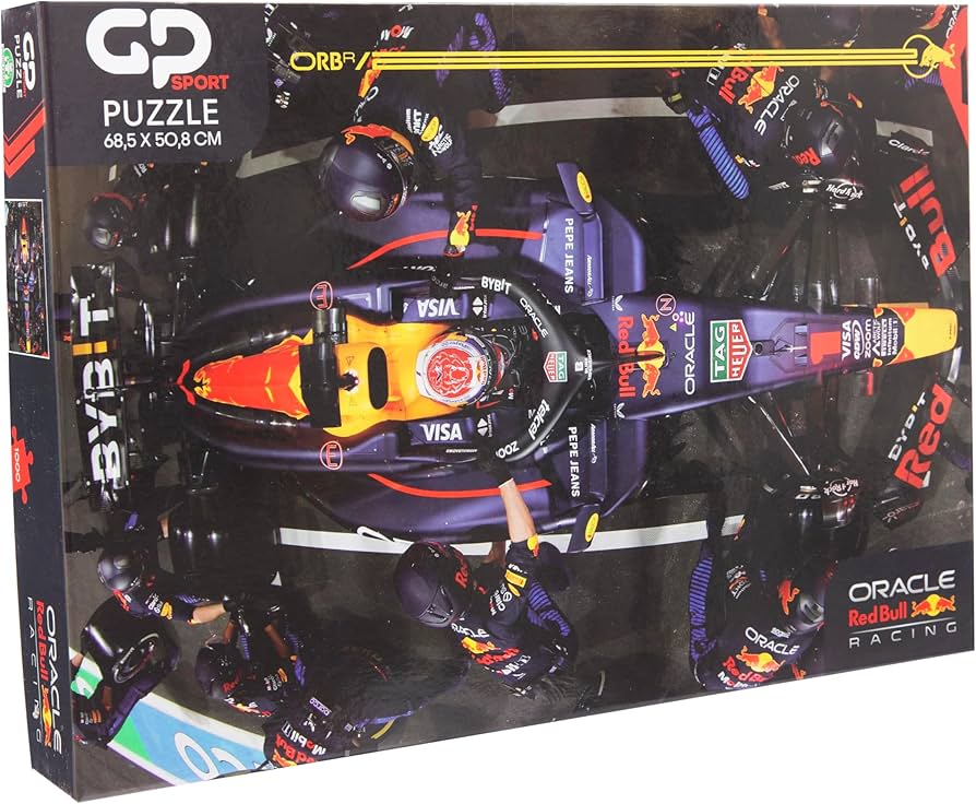 Amazon.com: GP Sport, Red Bull 2D Jigsaw Puzzle, Model F1 Top View