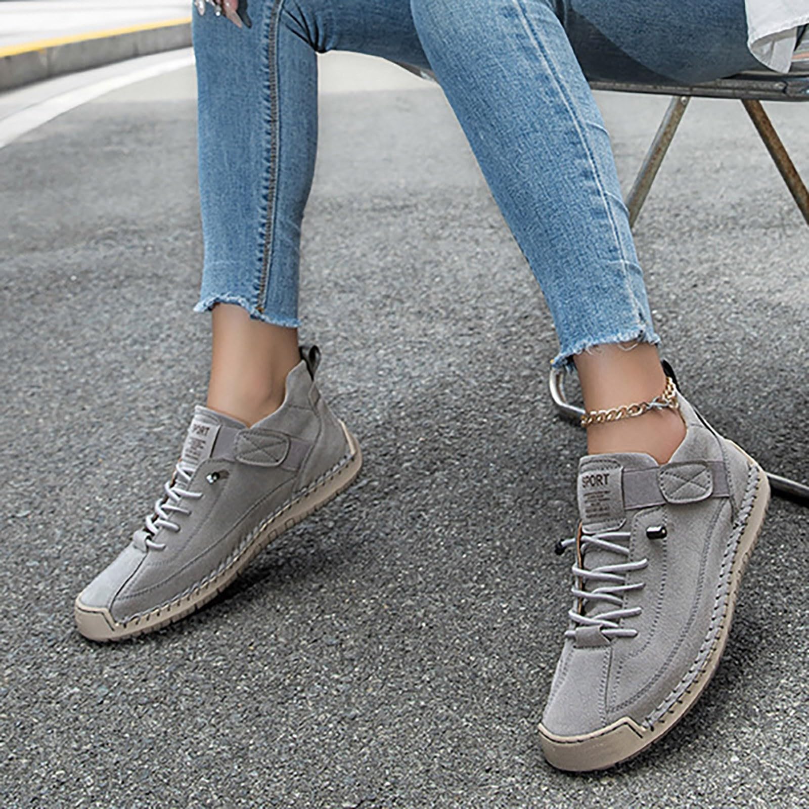Zapatos Casuales para Mujer 38 - Zapatos Compensee Verano Tacón Zapato De Trabajo Suecia Vintage Baloncesto De La Ciudad Chic Confort Zapatilla De Deporte 2026 Nueva Elegancia Zapatillas Para Caminar
