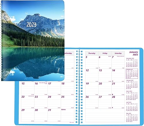 Miniatura 10 de Brownline Agenda mensual esencial 2024, 14 meses, diciembre de 2023 a enero de 2025, encuadernación de doble alambre, 8.875 x 7.125 pulgadas, azul