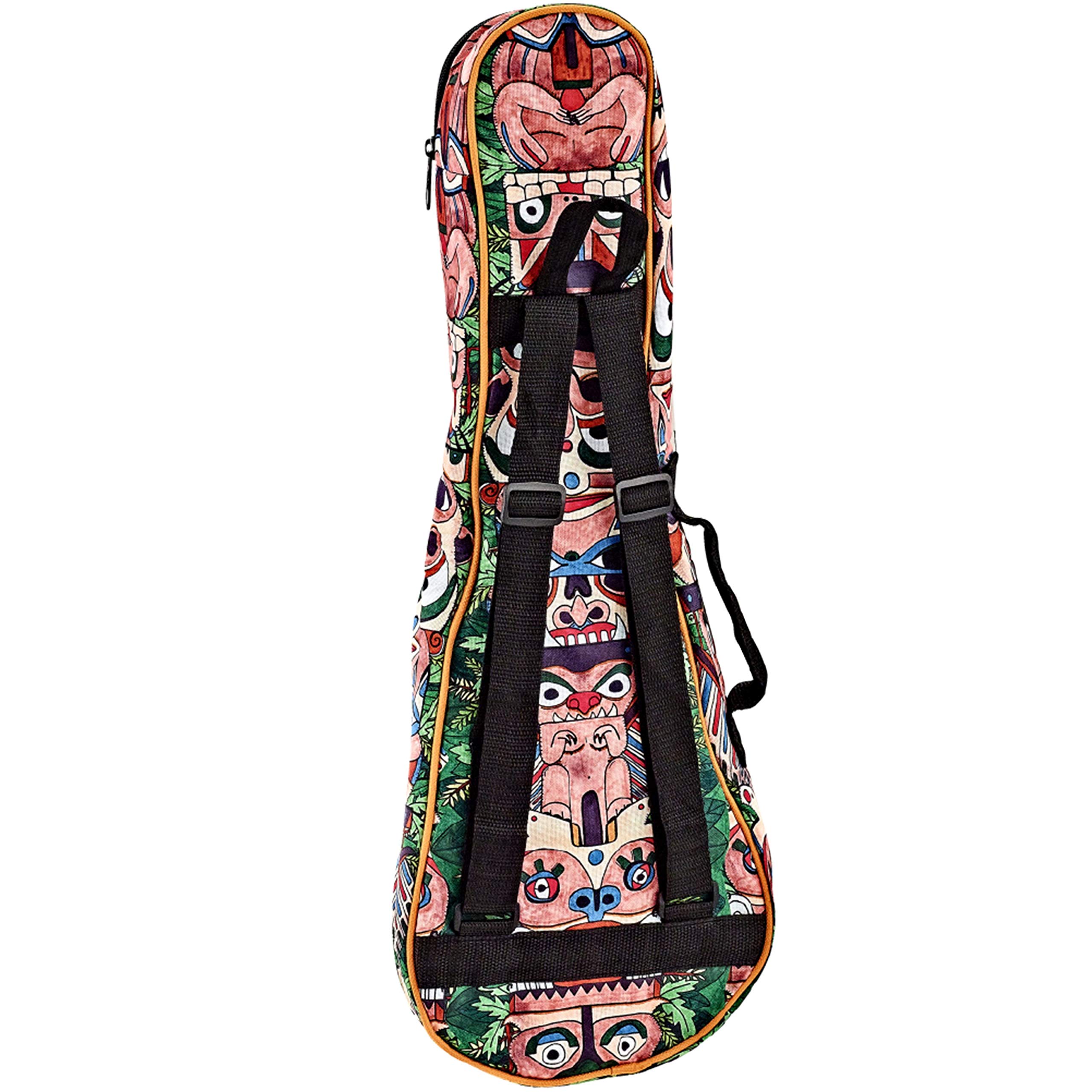 ORTEGA Housse pour Ukulélés Soprano avec sangles - Totem (KUB-TM-SO)